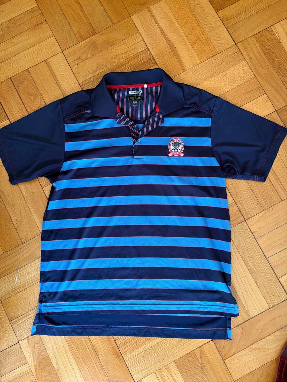 Vintage Adidas 90th PGA Championship Oakland Hills Polo Shirt w. Crest. Sz Small